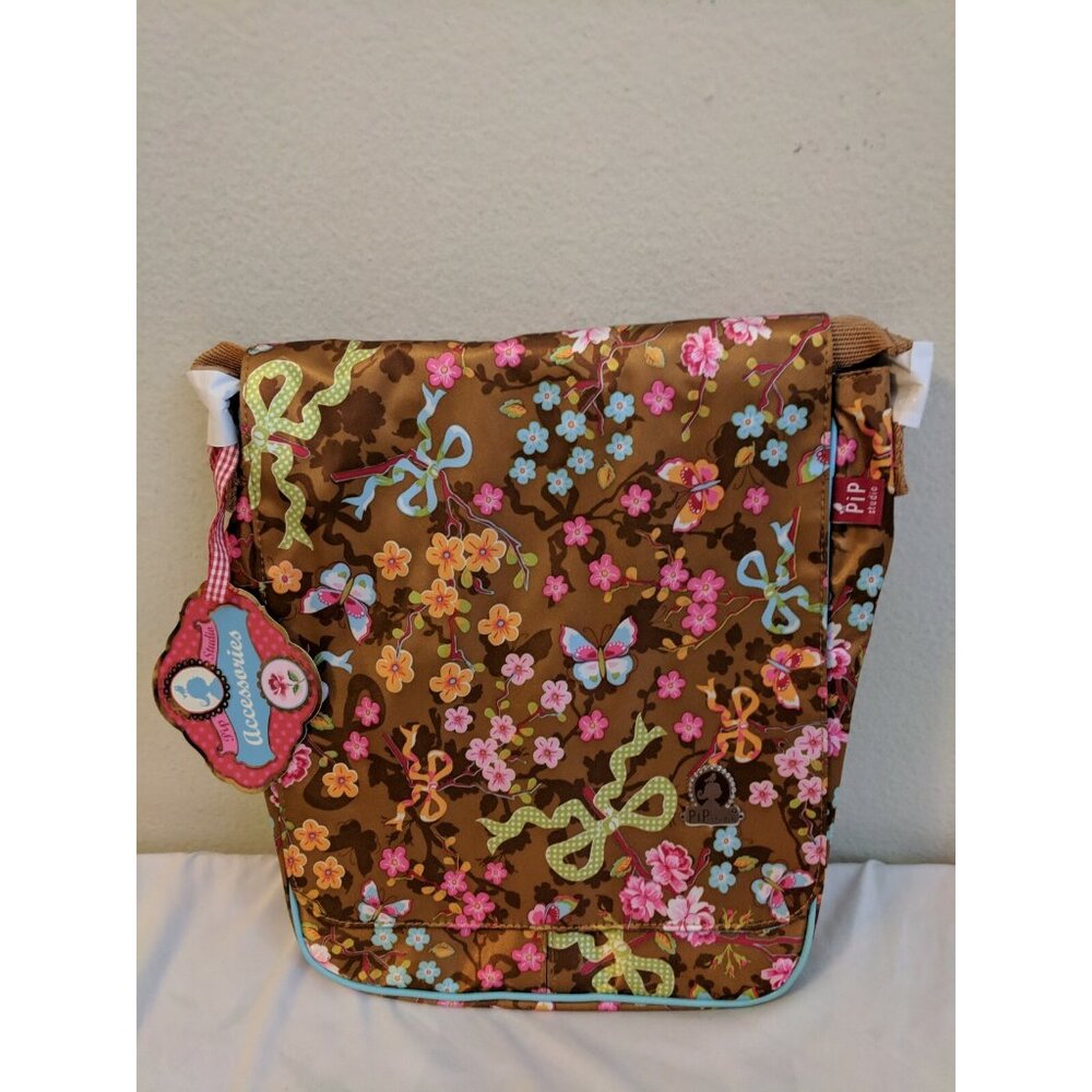 Brown Carry all blue Pip Studio purse